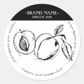 Abrit Jam Jar Label Packaging Design (Voorkant)