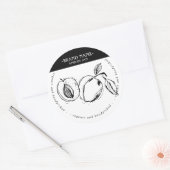 Abrit Jam Jar Label Packaging Design (Envelop)
