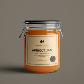 Abrit Jam Jar Label Packaging Design Sparkling Wijnetiket