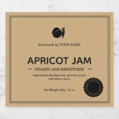 Abrit Jam Jar Label Packaging Design Sparkling Wijnetiket (Enkel label)