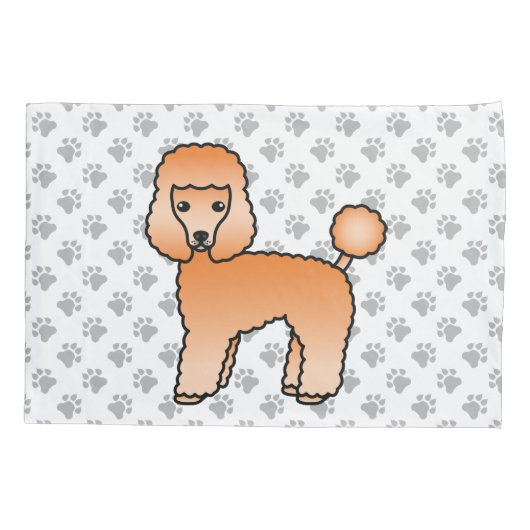 Abrite Speelgoed Poodle Cute Dog Kussensloop (Achterkant)