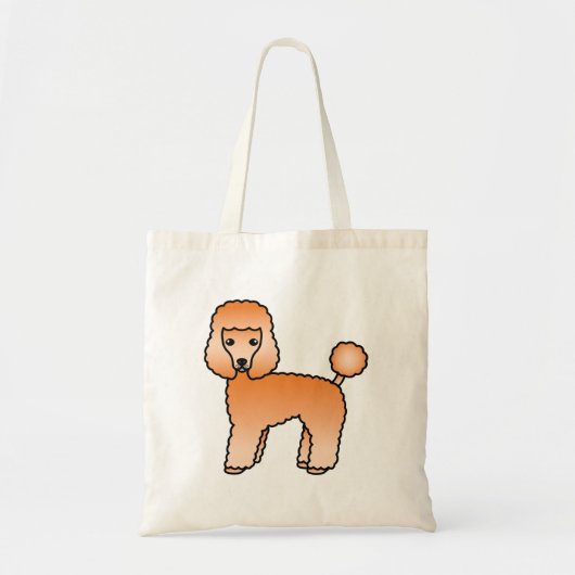 Abrite Speelgoed Poodle Cute Dog Tote Bag (Voorkant)