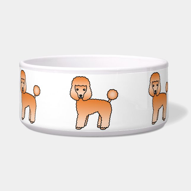 Abrite Speelgoed Poodle Cute Dog Voerbakje (Voorkant)