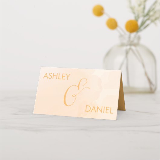 Abritish Waterverf bruiloft nummer plaats kaart Plaatskaartje (Achterkant)