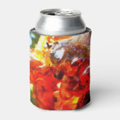 Abritostructuur Uitgelekte hars Abstracte Abstract Blikjeskoeler (Blikje Voorkant)