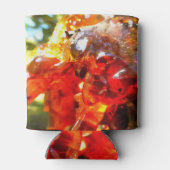 Abritostructuur Uitgelekte hars Abstracte Abstract Blikjeskoeler (Achterkant)