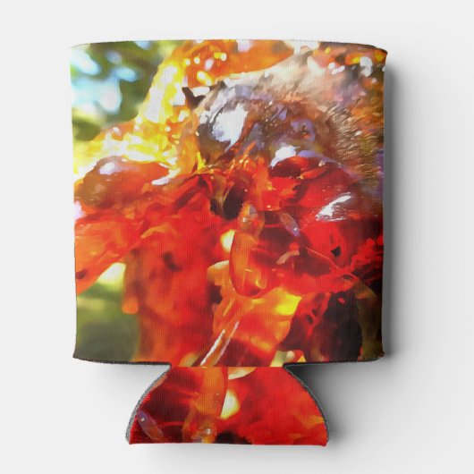 Abritostructuur Uitgelekte hars Abstracte Abstract Blikjeskoeler (Achterkant)