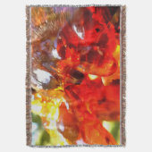 Abritostructuur Uitgelekte hars Abstracte Abstract Deken (Voorkant Verticaal)