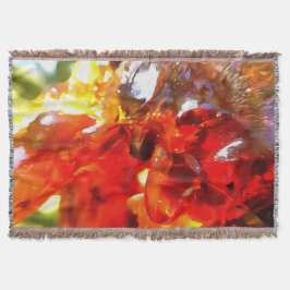 Abritostructuur Uitgelekte hars Abstracte Abstract Deken