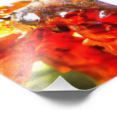 Abritostructuur Uitgelekte hars Abstracte Abstract Foto Afdruk (Hoek)