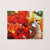 Abritostructuur Uitgelekte hars Abstracte Abstract Legpuzzel (Horizontaal)