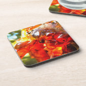 Abritostructuur Uitgelekte hars Abstracte Abstract Onderzetter (Linkerzijde)