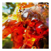 Abritostructuur Uitgelekte hars Abstracte Abstract Poster (Voorkant)