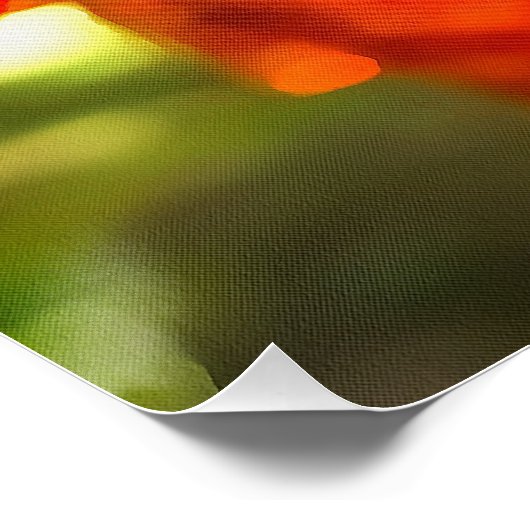 Abritostructuur Uitgelekte hars Abstracte Abstract Poster (Hoek)