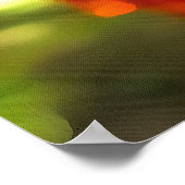 Abritostructuur Uitgelekte hars Abstracte Abstract Poster (Hoek)