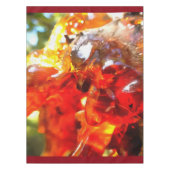 Abritostructuur Uitgelekte hars Abstracte Abstract Tafelkleed (Voorkant)