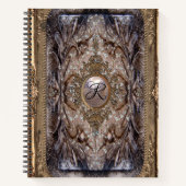 Abroath Elegant Unique Monogram Notitieboek (Voorkant)