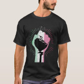 Abroseksualiteit Vlag Pride Fist Queer Lgbt Abrose T-shirt (Voorkant)