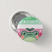 Abroseksuele LGBT Pride Flag Kikker Ronde Button 3,2 Cm (Voorkant /achterkant)