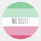 Abroseksuele validatie Sticker (Voorkant)