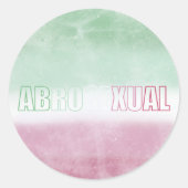 Abrosexual pride flag sticker (Voorkant)