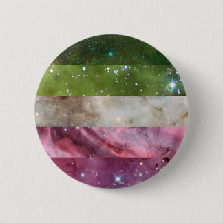 Abrosexuele nebula vlaggenpin ronde button 5,7 cm