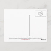 Abruikbaar chassis briefkaart (Achterkant)