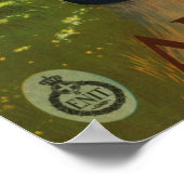 Abruzzen, Abrvzzo, italië Poster van de Vintage-re (Hoek)