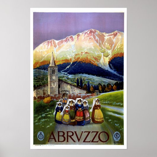 Abruzzen heeft  Italiaans gereisd Poster (Voorkant)