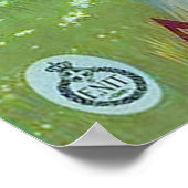 Abruzzen ~  Italiaans reizen. Poster (Hoek)