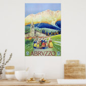 Abruzzen ~  Italiaans reizen. Poster (Keuken)