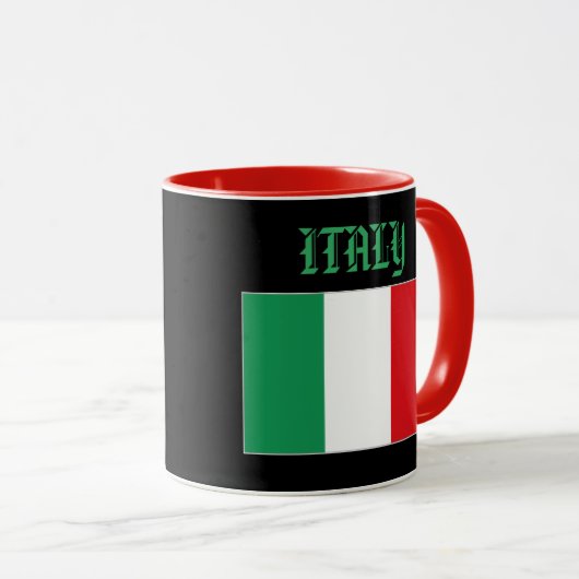 Abruzzen, Italië Crest Custom Mok (Voorkant rechts)