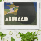 Abruzzen, Italië Poster voor reizen Theedoek (Gevouwen)