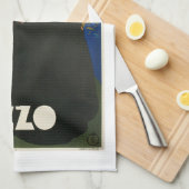 Abruzzen, Italië Poster voor reizen Theedoek (Quarter Fold)