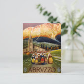 Abruzzen Italië Reis Briefkaart (Staand voorkant)