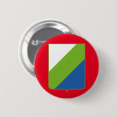 Abruzzen, Italië - wapenschild Button (Voorkant /achterkant)