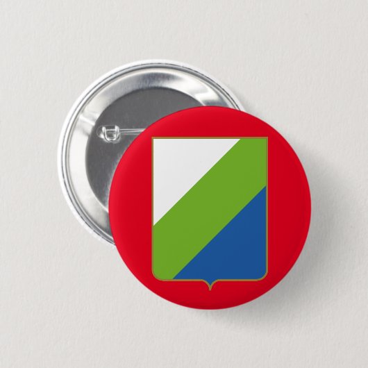 Abruzzen, Italië - wapenschild Button (Voorkant /achterkant)