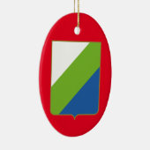 Abruzzen, Italië - wapenschild Keramisch Ornament (Rechts)