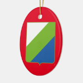 Abruzzen, Italië - wapenschild Keramisch Ornament (Links)