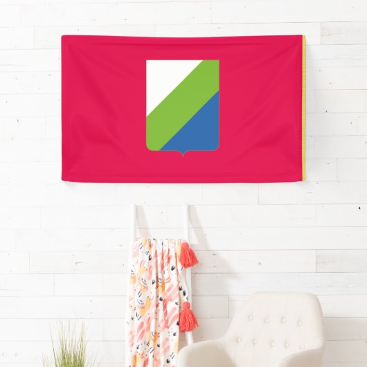 Abruzzen vlag Italië symbool Italië Spandoek (Insitu)