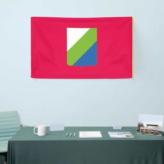 Abruzzen vlag Italië symbool Italië Spandoek (Beurs)