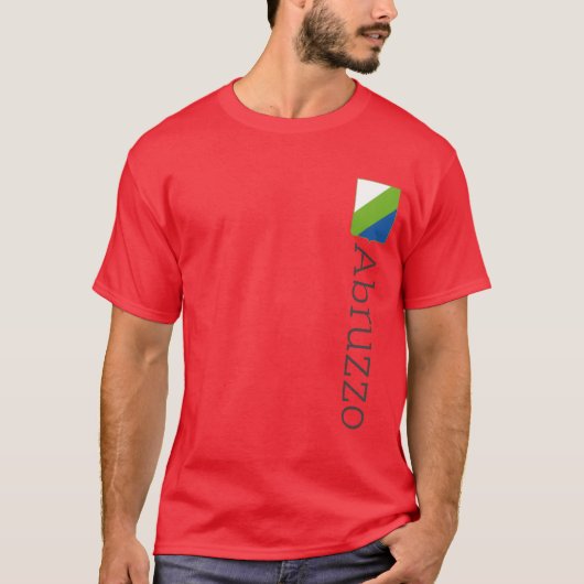 Abruzzen vlag (Italië) T-shirt (Voorkant)