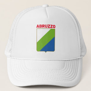 Abruzzen vlag (Italië) Trucker Pet