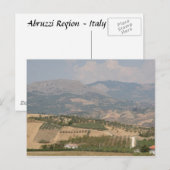 Abruzzi-ansichtkaart Briefkaart (Voorkant / Achterkant)