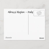 Abruzzi-ansichtkaart Briefkaart (Achterkant)