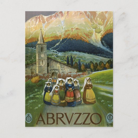 Abruzzo Briefkaart (Voorkant)