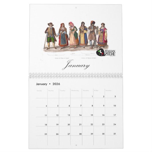 Abruzzo Calendar Kalender (Jan 2026)
