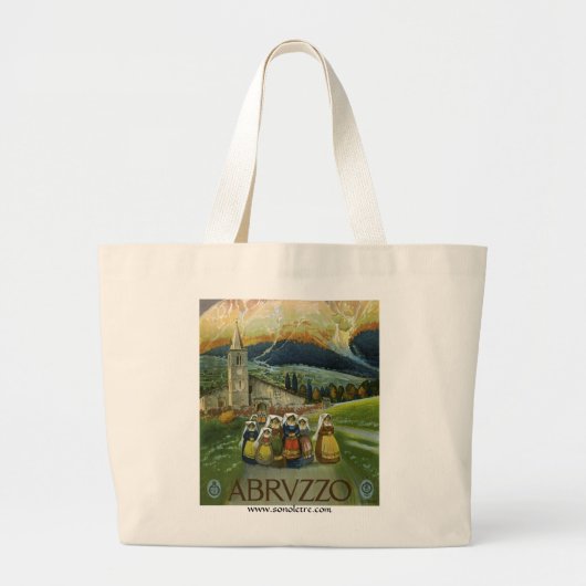 Abruzzo Grote Tote Bag (Voorkant)