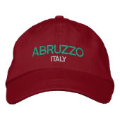 Abruzzo Italië Geborduurd Pet (Voorkant)