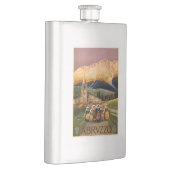  Abruzzo Italië kolf Heupfles (Rechts)